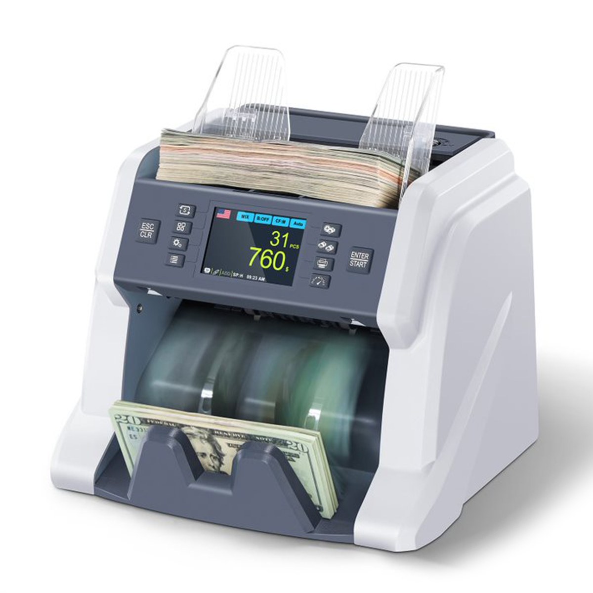 CLASIFICADORA DE BILLETES DIGITAL 450Q