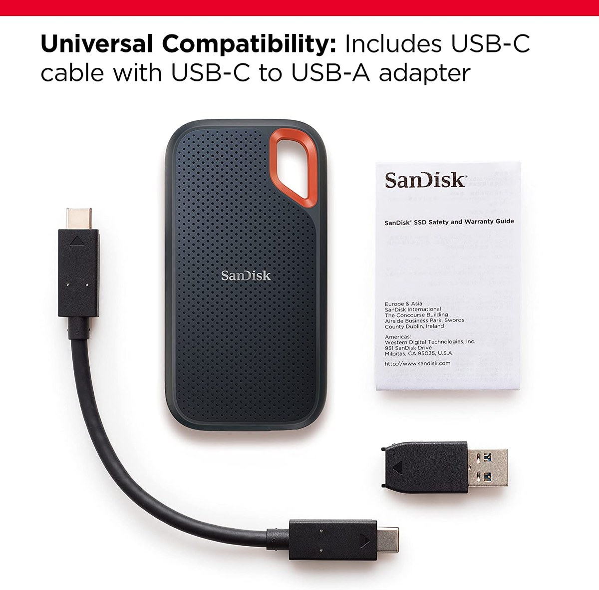 SANDISK EXTREME PORTABLE SSD 2TB - Vista 2